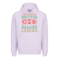 Lilac SON BROTHER GAMING LEGEND Premium Hoodie - artisFamous
