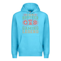 Ocean Blue SON BROTHER GAMING LEGEND Premium Hoodie - artisFamous