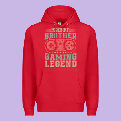 Son Brother Gaming Legend Premium Hoodie Designed By Artisfamous