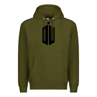 Army Green dr who tshirt Premium Hoodie - artisFamous