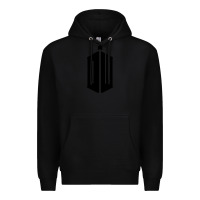 Black dr who tshirt Premium Hoodie - artisFamous