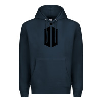 Navy dr who tshirt Premium Hoodie - artisFamous