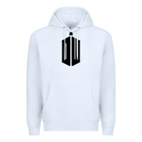 White dr who tshirt Premium Hoodie - artisFamous