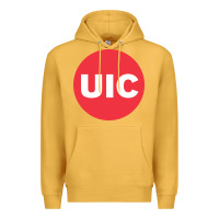 Mustard UIC College Premium Hoodie - artisFamous