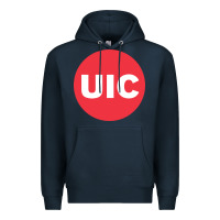 Navy UIC College Premium Hoodie - artisFamous