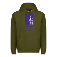 Army Green Western Illinois College Premium Hoodie - artisFamous