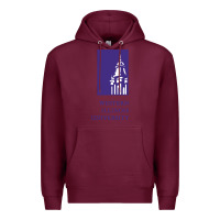 Burgundy Western Illinois College Premium Hoodie - artisFamous