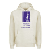 Oatmeal Heather Western Illinois College Premium Hoodie - artisFamous