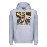 Heather Grey tyler farr Premium Hoodie - artisFamous