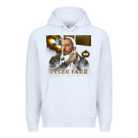 White tyler farr Premium Hoodie - artisFamous