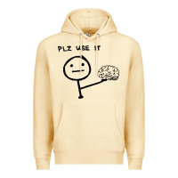 Pina Colada Plz Use It Text Graphic Premium Hoodie - artisFamous