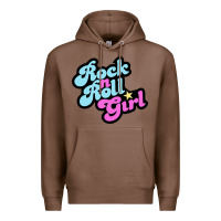 Chestnut rock n roll girl Premium Hoodie - artisFamous