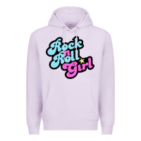 Lilac rock n roll girl Premium Hoodie - artisFamous