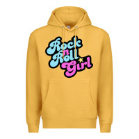 Mustard rock n roll girl Premium Hoodie - artisFamous