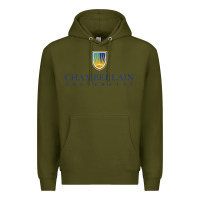 Army Green Chamberlain College Nursing Premium Hoodie - artisFamous