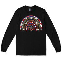 Black usa camouflage rainbow Long Sleeve Tee - Artiststas