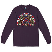 Plum usa camouflage rainbow Long Sleeve Tee - Artiststas