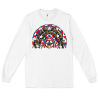 White usa camouflage rainbow Long Sleeve Tee - Artiststas