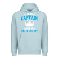Blue Mist captain funny boating sailing Premium Hoodie - artisFamous