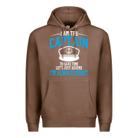 Chestnut captain funny boating sailing Premium Hoodie - artisFamous