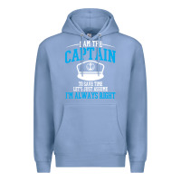 Colony Blue captain funny boating sailing Premium Hoodie - artisFamous