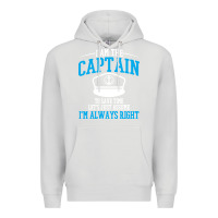 Dove Grey captain funny boating sailing Premium Hoodie - artisFamous