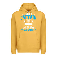 Mustard captain funny boating sailing Premium Hoodie - artisFamous