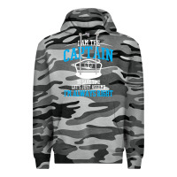 Slate Camo captain funny boating sailing Premium Hoodie - artisFamous