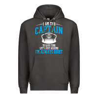 Smoke captain funny boating sailing Premium Hoodie - artisFamous