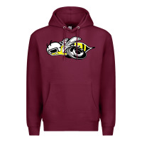 Burgundy super bee Premium Hoodie - artisFamous