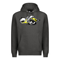 Charcoal Heather super bee Premium Hoodie - artisFamous