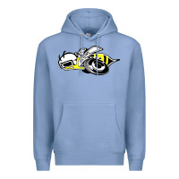 Colony Blue super bee Premium Hoodie - artisFamous