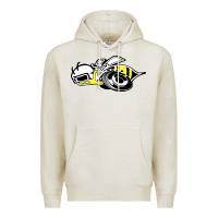 Oatmeal Heather super bee Premium Hoodie - artisFamous