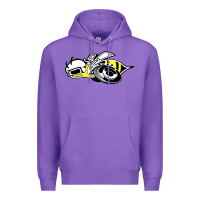 Purple super bee Premium Hoodie - artisFamous