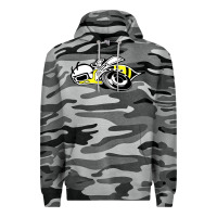 Slate Camo super bee Premium Hoodie - artisFamous