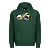 Sports Green super bee Premium Hoodie - artisFamous