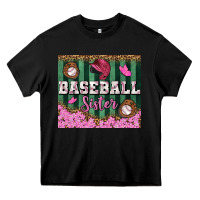 Black baseball sister tumbler Heavy Core Tee - BundleAndBundleShop