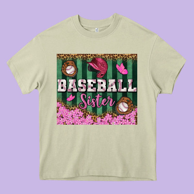 Baseball Sister Tumbler Heavy Core Tee Designed By Bundleandbundleshop