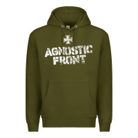 Army Green agnostic font Premium Hoodie - artisFamous