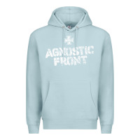 Blue Mist agnostic font Premium Hoodie - artisFamous