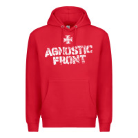 Red agnostic font Premium Hoodie - artisFamous