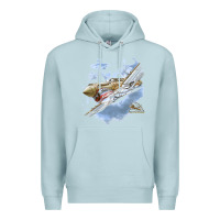 Blue Mist flying tigers Premium Hoodie - artisFamous