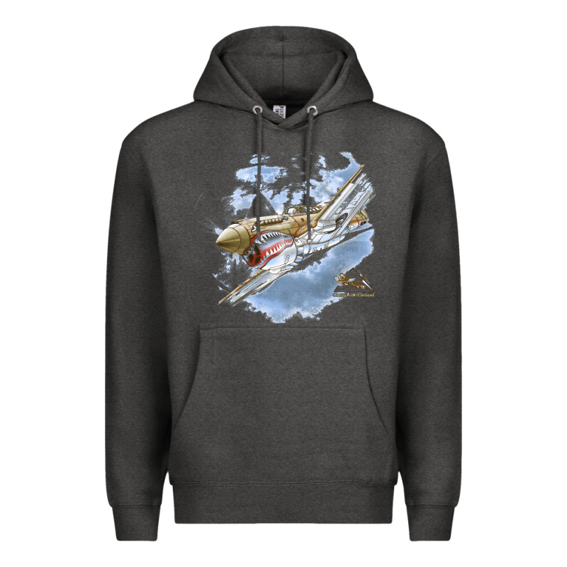 Flying Tigers Premium Hoodie by artisFamous | Teevron