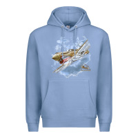 Colony Blue flying tigers Premium Hoodie - artisFamous