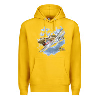 Lemon flying tigers Premium Hoodie - artisFamous