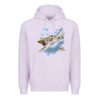 Lilac flying tigers Premium Hoodie - artisFamous