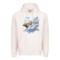 Pale Pink flying tigers Premium Hoodie - artisFamous