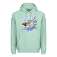 Seafoam flying tigers Premium Hoodie - artisFamous