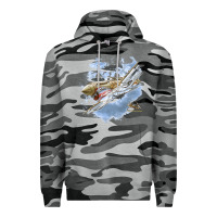 Slate Camo flying tigers Premium Hoodie - artisFamous