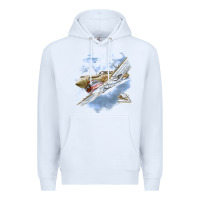 White flying tigers Premium Hoodie - artisFamous